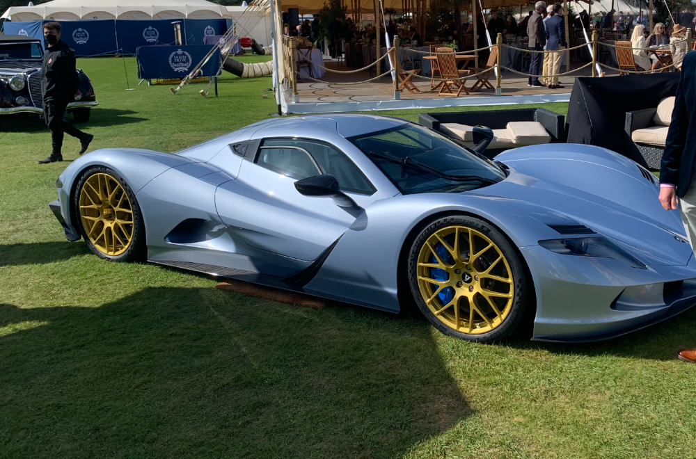 Aspark Owl hypercar at Blenheim Palace
